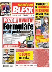 Obálka NEDĚLNÍ BLESK - 10/2021