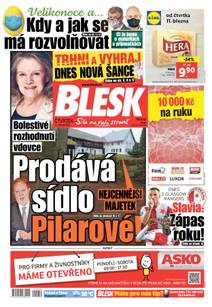Obálka BLESK - 11.3.2021