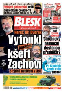 Obálka BLESK - 17.3.2021