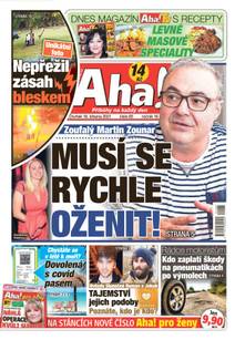 Obálka Aha! - 18.3.2021