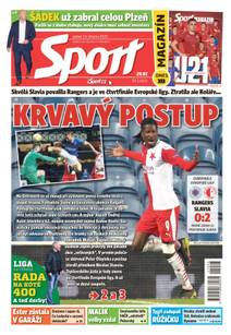 Obálka Sport - 19.3.2021
