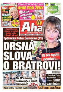 Obálka Aha! - 22.3.2021