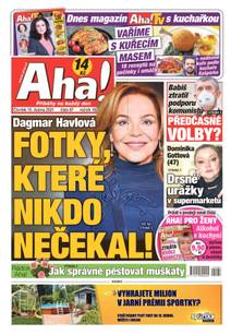 Obálka Aha! - 15.4.2021