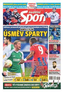 Obálka nedělní Sport - 16/2021