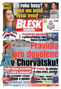 Obálka BLESK - 10.5.2021