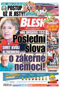 Obálka BLESK - 22.6.2021