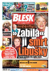 Obálka BLESK - 23.6.2021