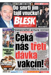 Obálka BLESK - 8.7.2021