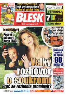 Obálka BLESK - 14.7.2021