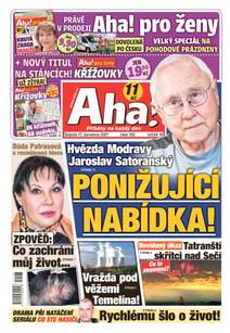 Obálka Aha! - 17.7.2021