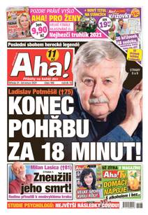 Obálka Aha! - 21.7.2021