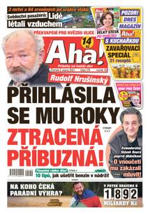 Obálka Aha! - 5.8.2021