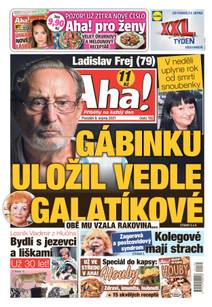 Obálka Aha! - 9.8.2021