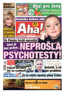 Obálka Aha! - 18.8.2021