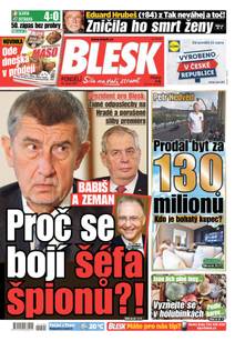 Obálka BLESK - 23.8.2021