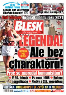 Obálka BLESK - 2.9.2021