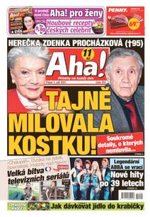 Obálka Aha! - 3.9.2021