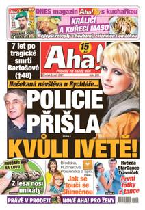 Obálka Aha! - 9.9.2021