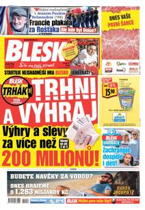Obálka BLESK - 10.9.2021