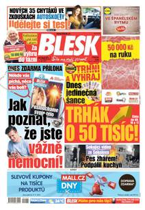 Obálka BLESK - 13.9.2021