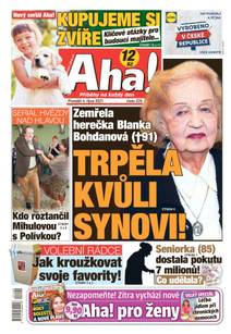 Obálka Aha! - 4.10.2021