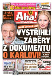 Obálka Aha! - 9.10.2021