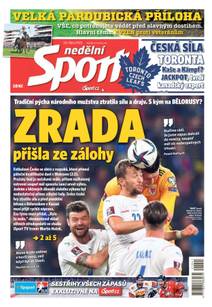 Obálka nedělní Sport - 41/2021