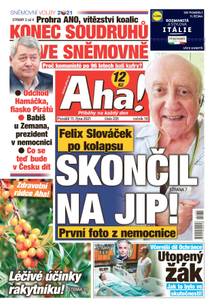 Obálka Aha! - 11.10.2021