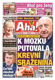 Obálka Aha! - 12.10.2021