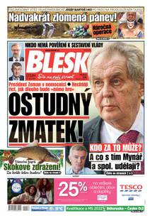 Obálka BLESK - 12.10.2021