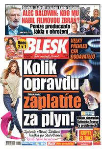Obálka BLESK - 23.10.2021