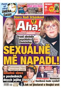 Obálka Aha! - 30.10.2021