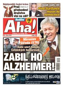 Obálka Nedělní Aha! - 44/2021