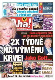 Obálka Aha! - 1.11.2021