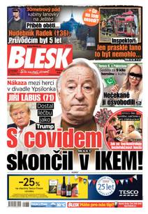 Obálka BLESK - 2.11.2021