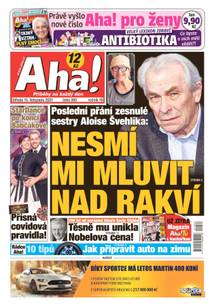 Obálka Aha! - 10.11.2021