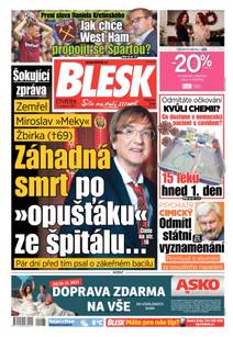Obálka BLESK - 11.11.2021