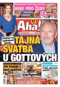 Obálka Aha! - 23.11.2021
