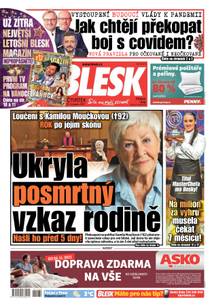 Obálka BLESK - 25.11.2021