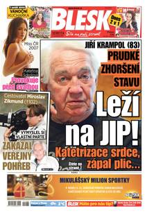 Obálka BLESK - 4.12.2021