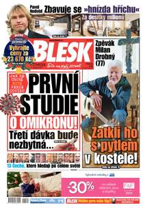 Obálka BLESK - 9.12.2021