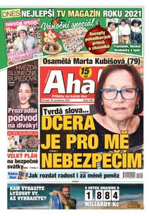 Obálka Aha! - 16.12.2021