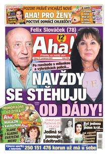 Obálka Aha! - 21.12.2021