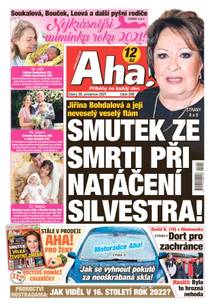 Obálka Aha! - 28.12.2021