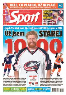 Obálka Sport - 8.1.2022