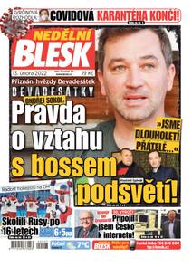 Obálka NEDĚLNÍ BLESK - 7/2022