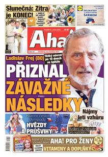 Obálka Aha! - 21.2.2022