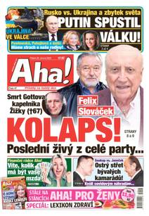 Obálka Aha! - 25.2.2022