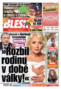 Obálka BLESK - 15.3.2022