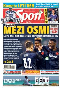 Obálka Sport - 18.3.2022